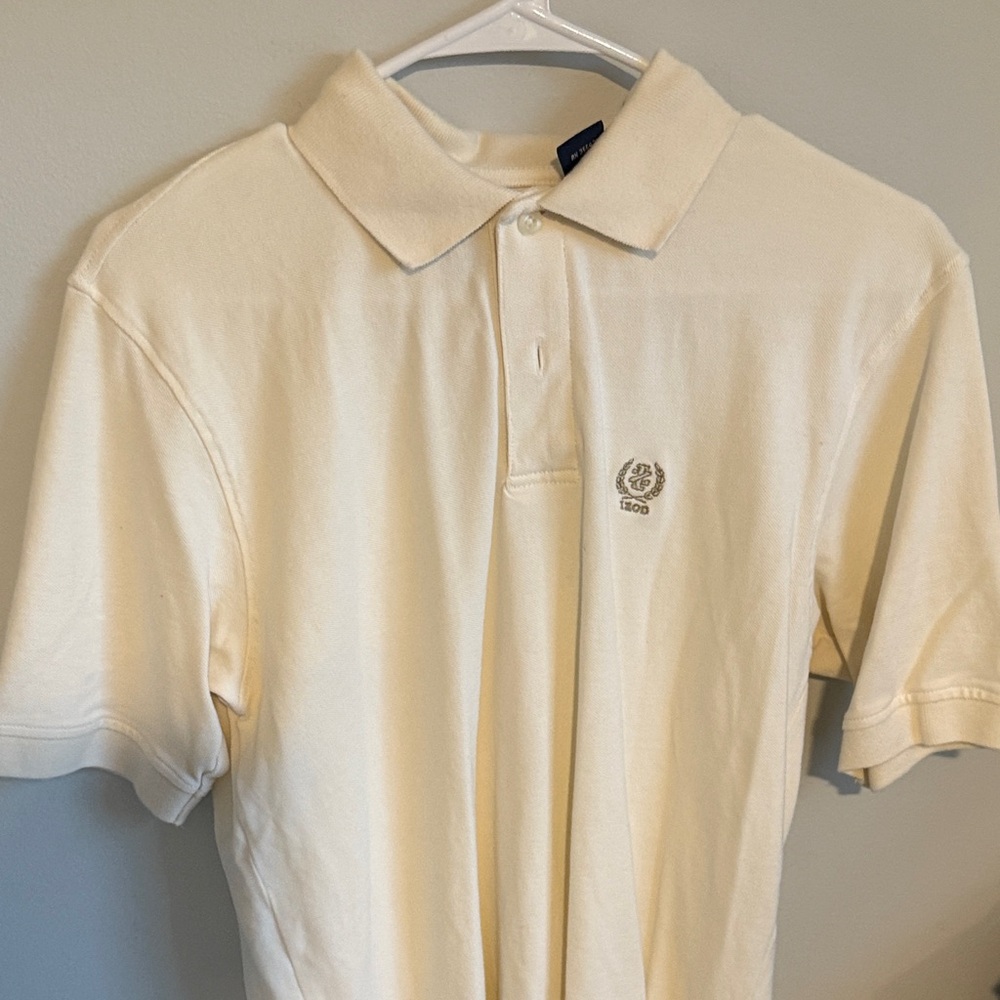 Izod classic Cream Polo Shirt